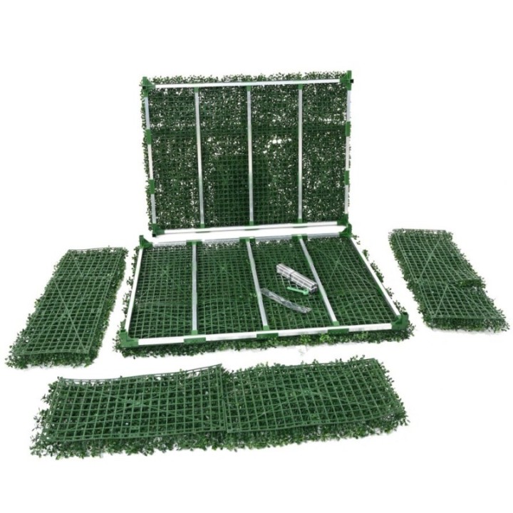 Künstliche Buchsbaumhecke, naturgetreu, ca. 83cm hoch