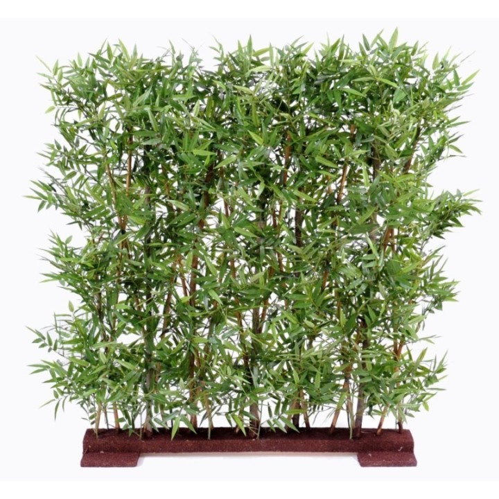 Künstliche orientalische Bambushecke, täuschend echt, ca. 110cm hoch