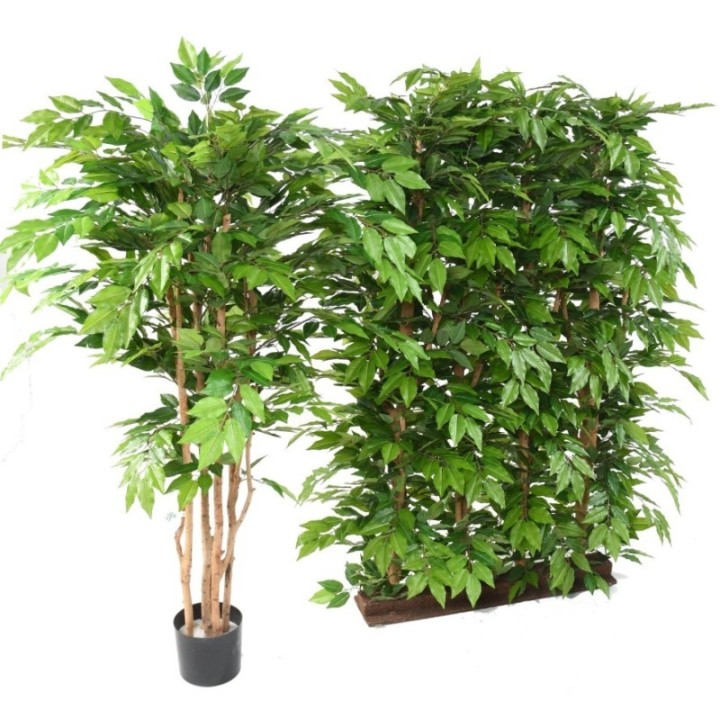 Künstliche Hainbuchenhecke, täuschend echt, ca. 150cm hoch