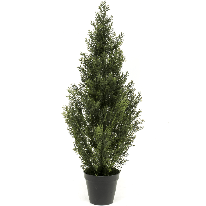 Kunstpflanze Konifere | Zypresse | Thuja deluxe  90 cm UV