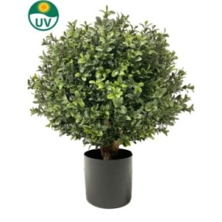 Künstliche Buchsbaumkugel auf Stamm, ca. d30 cm