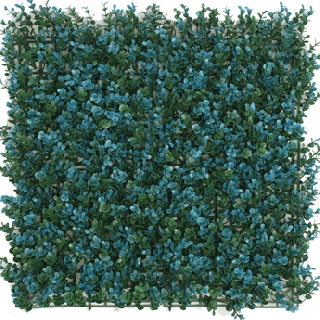 Kunsthecken-Paneel | Buxus blau 50x50 cm UV