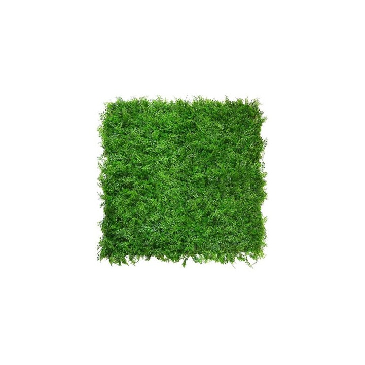 Kunsthecken-Paneel | Farn/Konifere 50x50 cm