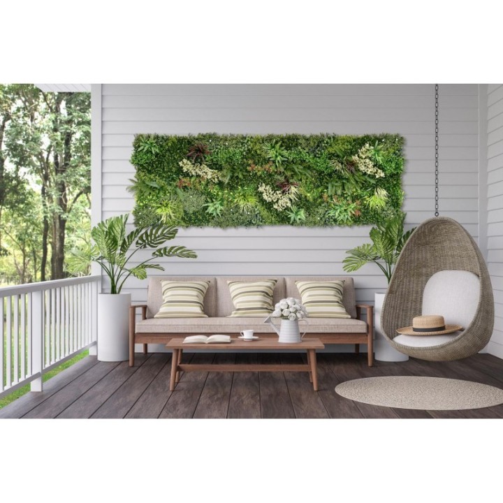 Kunsthecken-Paneel | Ruby B - 100x100cm