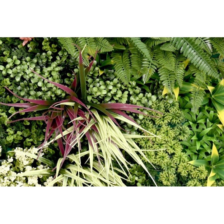 Kunsthecken-Paneel | Ruby B - 100x100cm