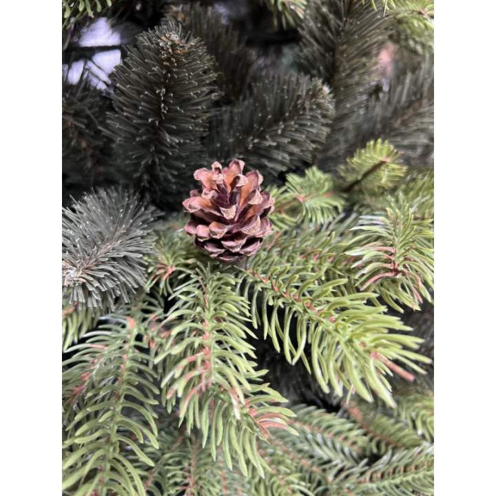 Künstlicher Weihnachtsbaum Kiefer mit Zapfen PE/PVC, ca. 240cm