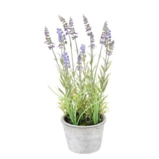 Künstliche Lavendel-Pflanze im Topf, ca 40cm, grün