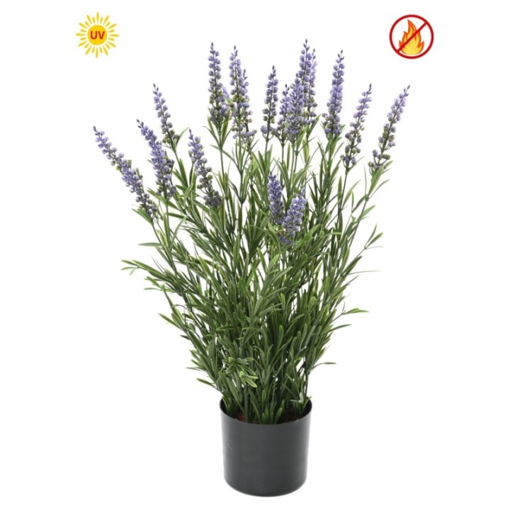 Lavendel Topf, 55cm, UV-beständig, feuerfest, lavendel
