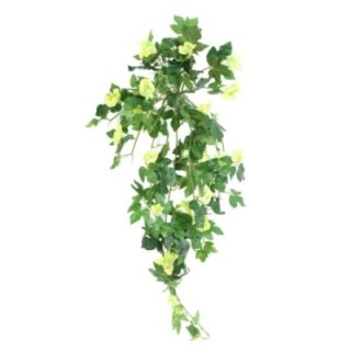 Künstlicher Petunien-Hängebusch, ca 75cm, gelb