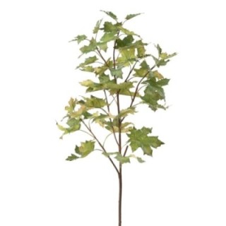 Künstlicher Platanen-Zweig, ca 120cm, grün