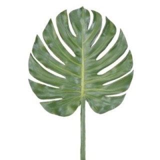 Künstlicher Monstera Blattzweig, ca 100cm, grün