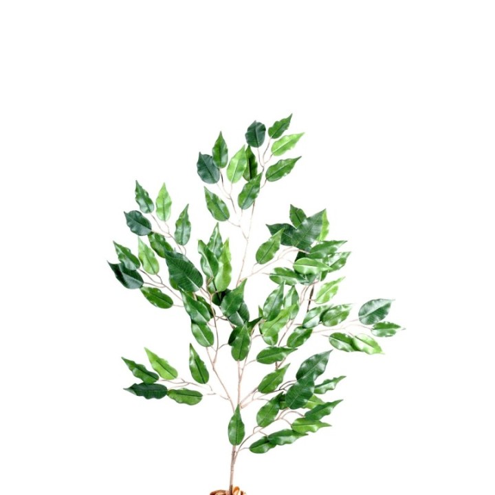 Künstlicher Ficus Blattzweig, ca 65cm, UV-Beständig, grün