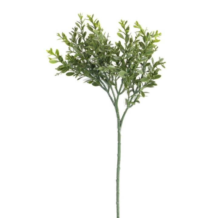 Künstlicher Buchsbaumzweig, ca 45cm, UV-Beständig, grün