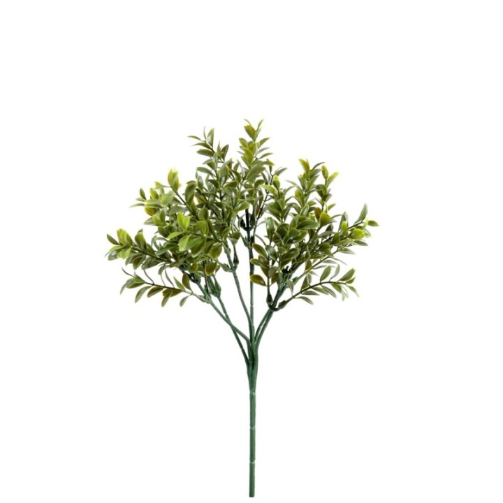 Künstlicher Buchsbaumzweig, ca 40cm, grün