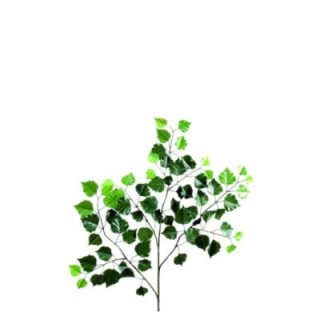 Künstlicher Birken-Zweig, ca 70cm, grün