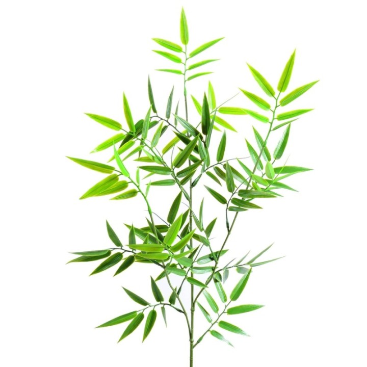 Künstlicher Bambuszweig, ca 70cm, UV-Beständig, grün