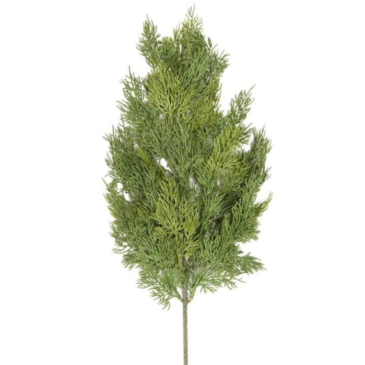Künstlicher Zypressenzweig, ca 66cm, grün