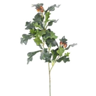 Künstlicher Eichenzweig, ca 70cm, grün