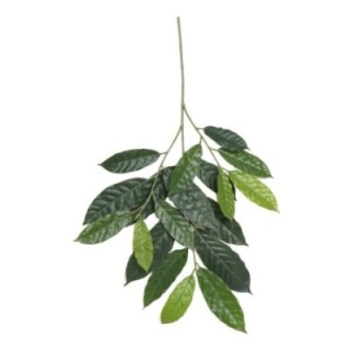 Künstlicher Cacao Blattzweig, ca 85cm, grün