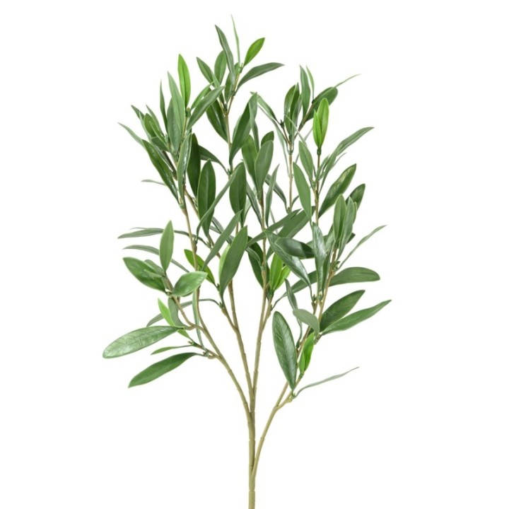 Künstlicher Olivenzweig, ca 60cm, UV-beständig, grün
