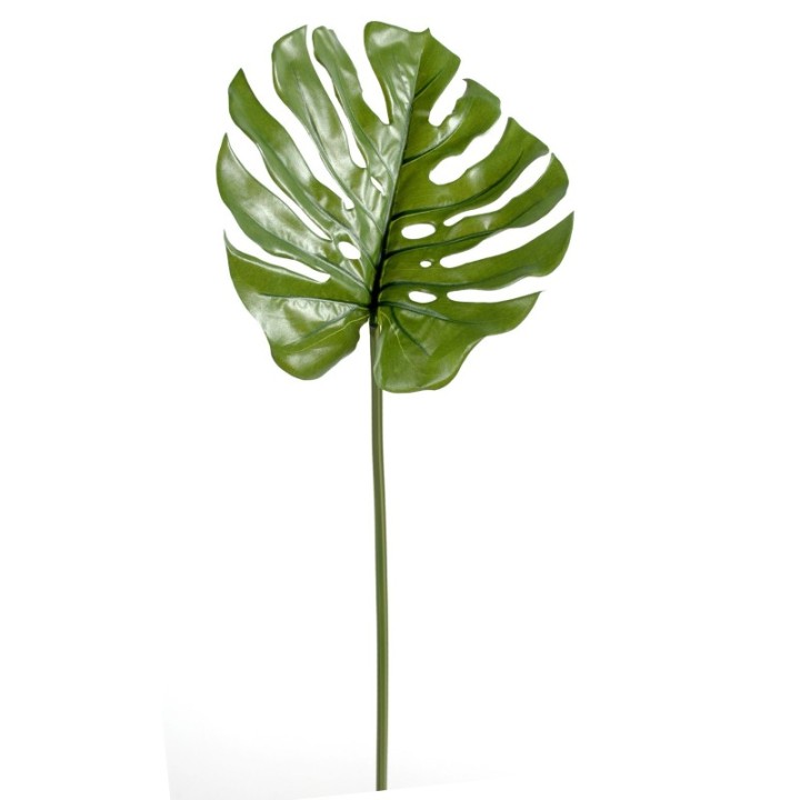 Künstlicher Philodendron Monstera Zweig, ca 75cm, grün