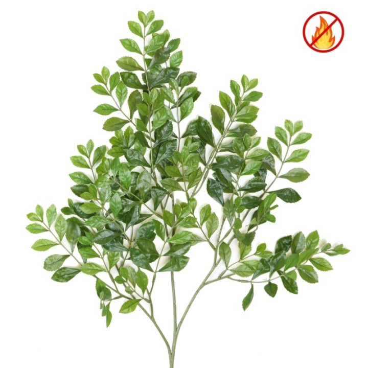 Akazienzweig, ca 70cm, Schwer entflammbar B1/RF2, grün