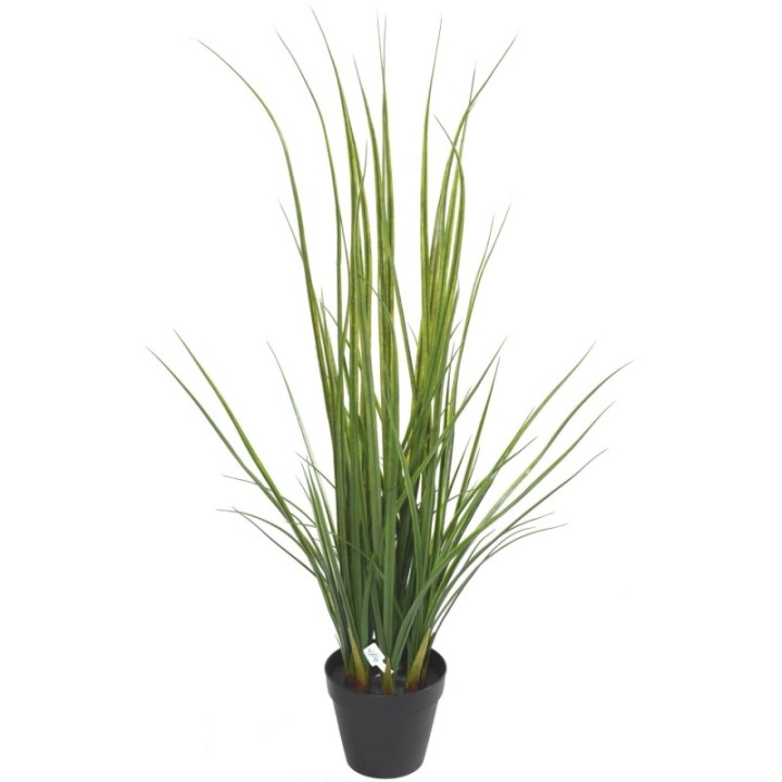Künstliches Lemongrass, 120cm hoch, UV-beständig, grün
