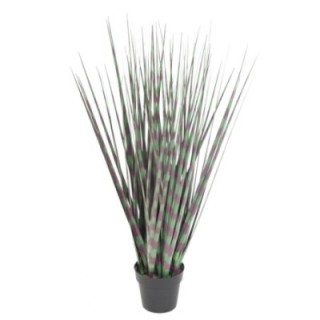 Künstlicher Miscanthus Zebrina, 120cm hoch, grün