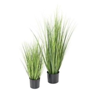 Künstliches Zwiebelgras, 60cm hoch, pflegeleicht und grün