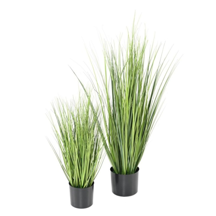 Künstliches Zwiebelgras, 60cm hoch, pflegeleicht und grün