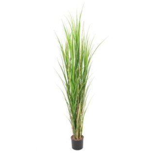 Künstliches Gras, 165 cm hoch, pflegeleicht und grün