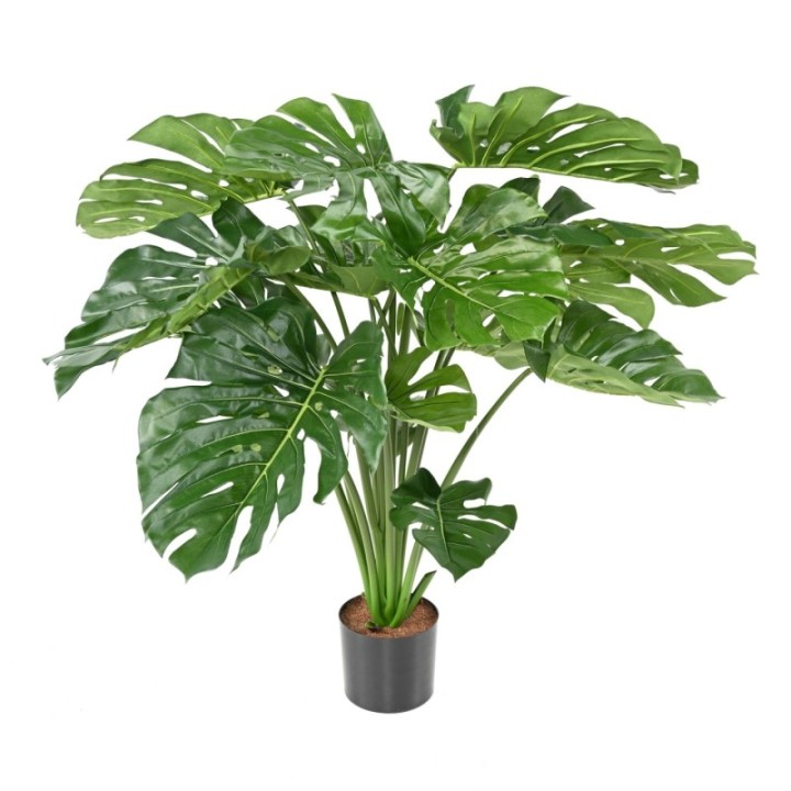 Künstlicher Philodendron, 110cm hoch, grün