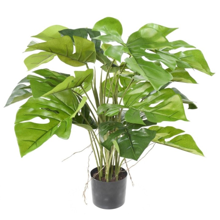 Künstlicher Philodendron, 60cm hoch, grün - Pflegeleicht!
