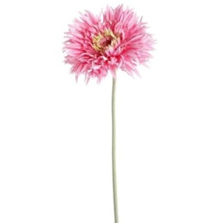 Künstliche Gerbera, pink, ca. 70cm hoch - Pflegeleicht!