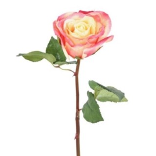 Künstliche Rose Asperanza, pink, ca. 53cm hoch