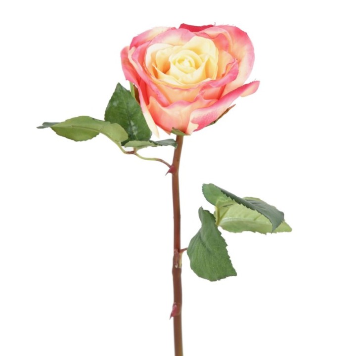 Künstliche Rose Asperanza, pink, ca. 53cm hoch