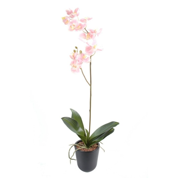 Künstlicher Phalaenopsis Zweig, ca 90cm, hellrosa