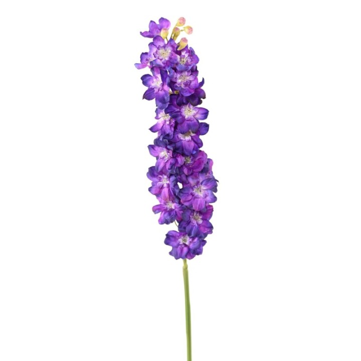 Künstliche Delphinie, lila, ca. 100cm hoch - Pflegeleicht!