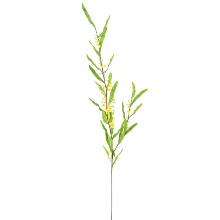 Künstlicher Mimosa, gelb, ca. 90cm hoch - Pflegeleicht!