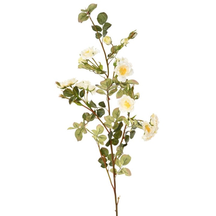 Künstliche Rose Mini Zweig, 100cm hoch, pflegeleicht