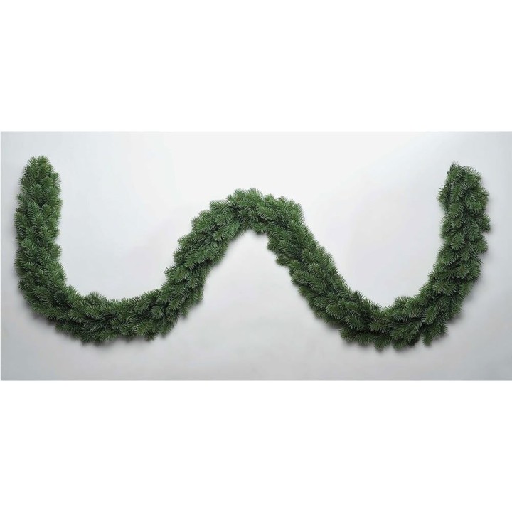 Künstliche Spritzguss | PE Tannengirlande 270cm Nordmann LED