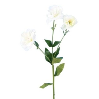 Künstliche Lisianthus-Blume, weiß, ca. 70cm hoch