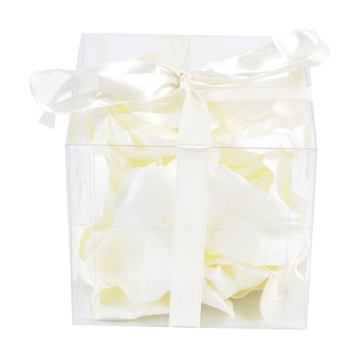 Künstliche Rosenblüten, weiß, ca. 10cm hoch - Pflegeleicht!