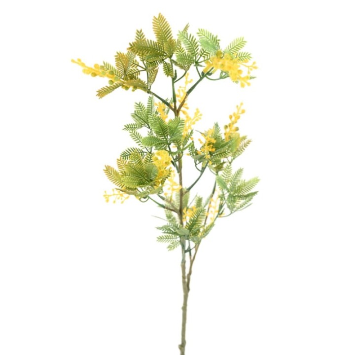 Künstlicher Mimosa, gelb, ca. 80cm hoch - Pflegeleicht!