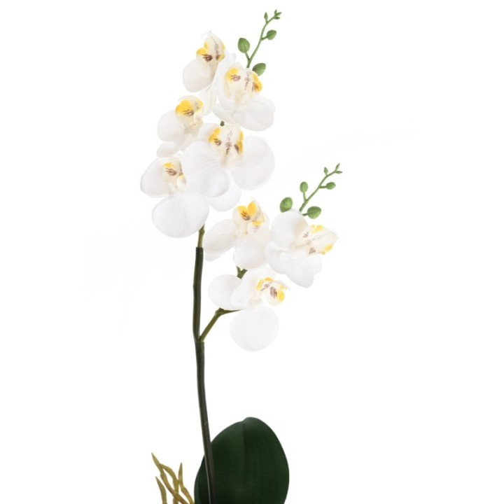 Künstliche Phalaenopsis Orchidee, ca 45cm, weiss