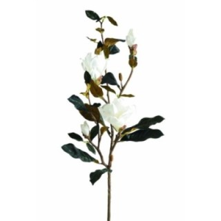 Künstliche Magnolie, weiß, ca. 100cm hoch, pflegeleicht